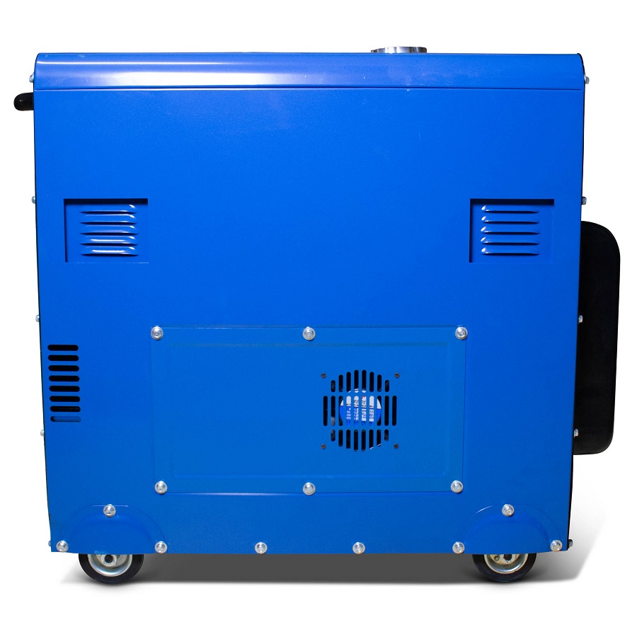 Třífázový dieslový generátor, elektrocentrála 6,5 kW, AVR, elektrický start HDG6500T HYUNDAI