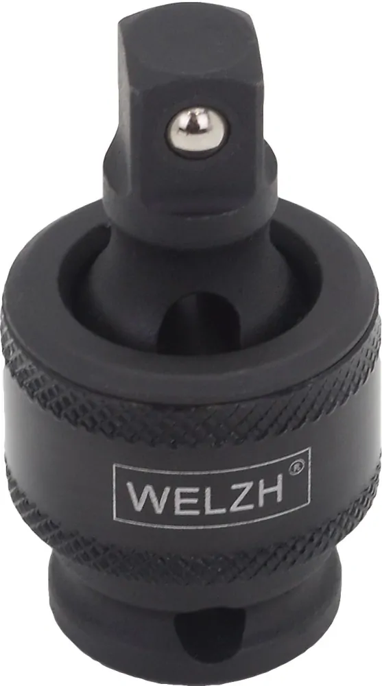 Adaptéry nástrčné s kloubovou hlavou 1/2"-3/8"-1/4", pro rázové utahováky, S2, sada 3 kusy, Welzh