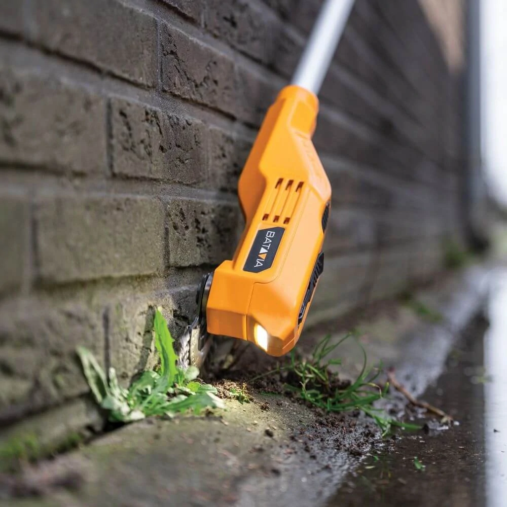 Aku bezdrátový kartáč na čištění spár, odstraňovač plevele, mechu a nečistot, 12 V, FIXXBRUSH BATAVIA