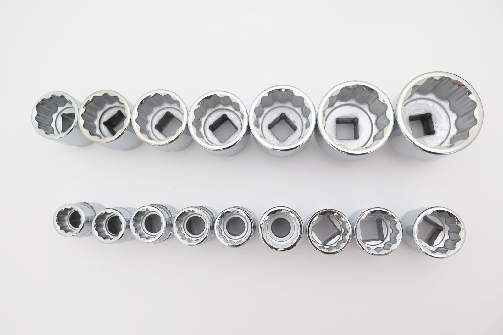 Gola sada 3/4", 12-ti hran 19 - 50 mm, CrV, 21 dílů, Welzh