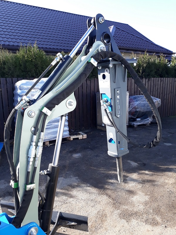 Hydraulické bourací, demoliční kladivo pro čelní nakladače a minibagry MiniSM EU