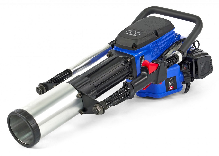 Motorové beranidlo pro zatloukání kůlů, benzínové 2-taktní, 1500 W, 2,5 Nm, 20-55 J