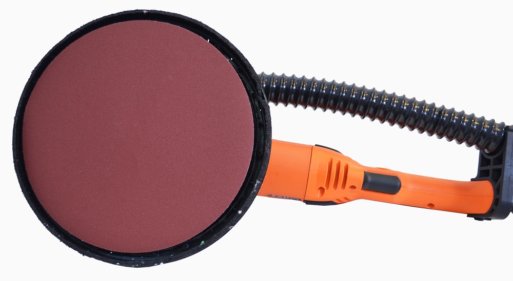 Bruska na podlahy, stěny, stropy, na sádrokarton, omítky a další materiály a povrchy, 1200 W, 225 mm s náhradní výměnou trojúhelníkovou hlavou FPEP1200CPC FEIDER
