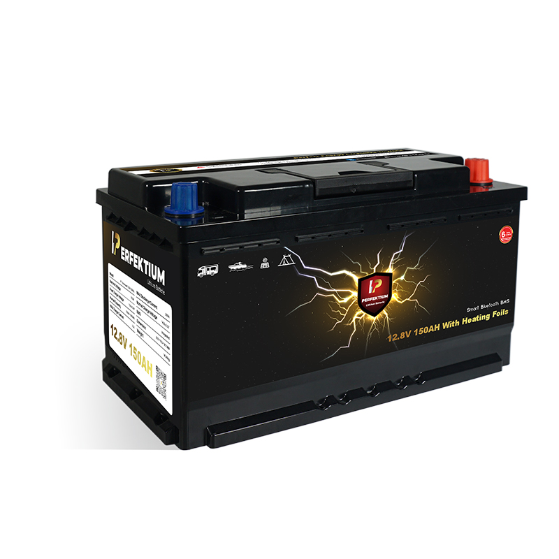 Trakční baterie 150 Ah, 12,8 V, Perfektium LiFePo4 Lithium, přes 4000 cyklů, 5 let záruka, s vestavěným Smart BMS, Bluetooth a vyhřívací fólií, PF-Underseat-Battery-150Ah Perfektium