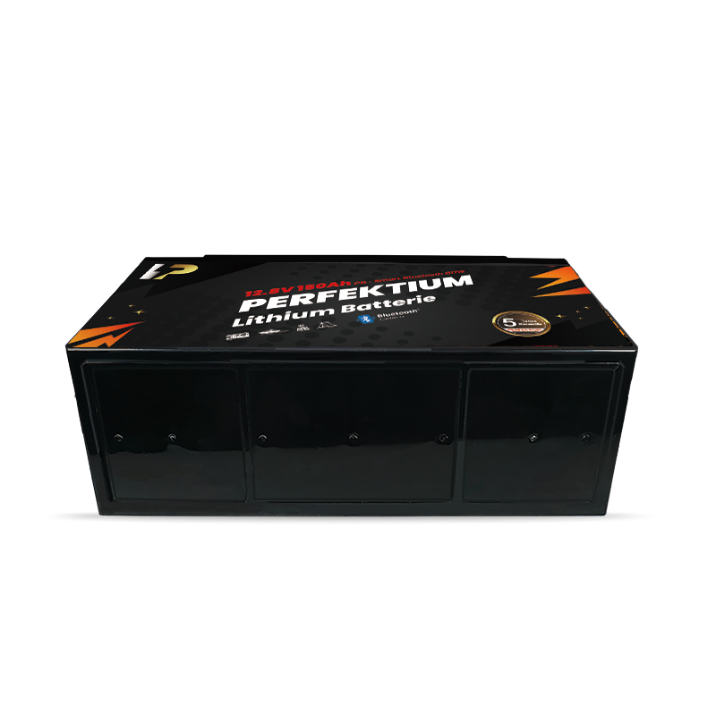 Trakční baterie 150 Ah, 12,8 V, Perfektium LiFePo4 Lithium, přes 3000 cyklů, 5 let záruka, s vestavěným Smart BMS, Bluetooth, PB-12.8V 150Ah Perfektium