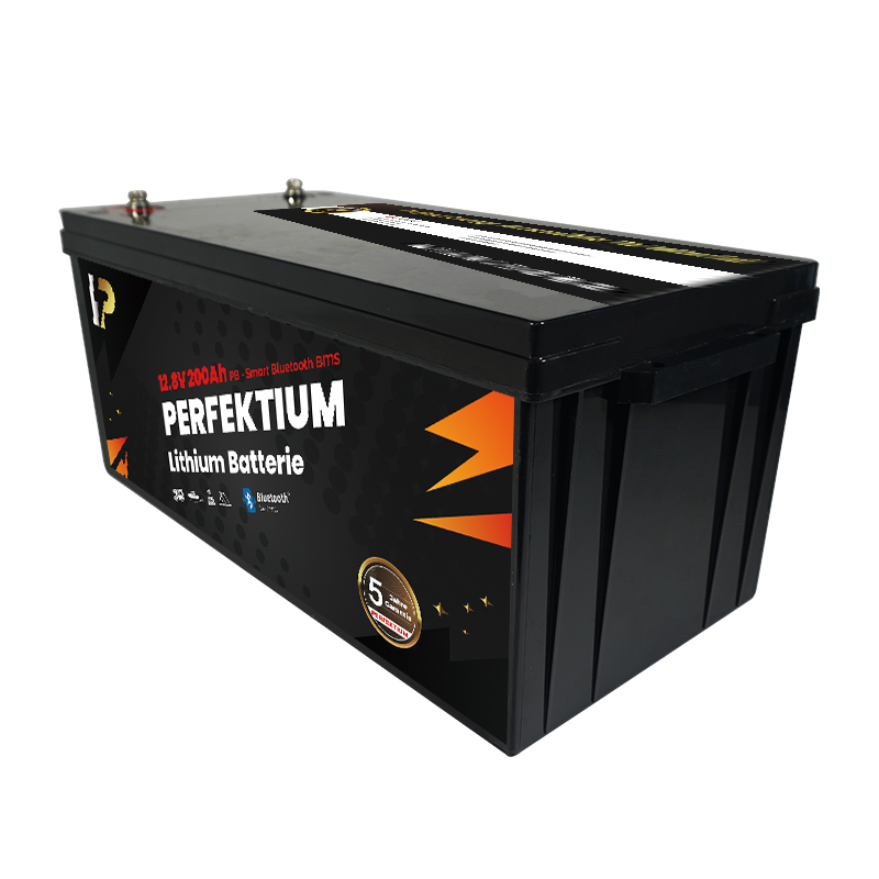 Trakční baterie 200 Ah, 12,8 V, Perfektium LiFePo4 Lithium, přes 3000 cyklů, 5 let záruka, s vestavěným Smart BMS, Bluetooth, PB-12.8V 200Ah Perfektium