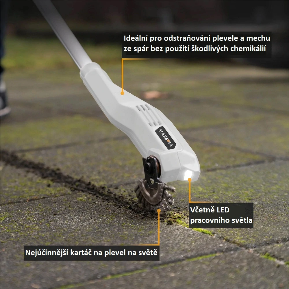 Náhradní kartáč na plevel pro Fixxbrush 12 V nebo 18 V kartáč na plevel BATAVIA