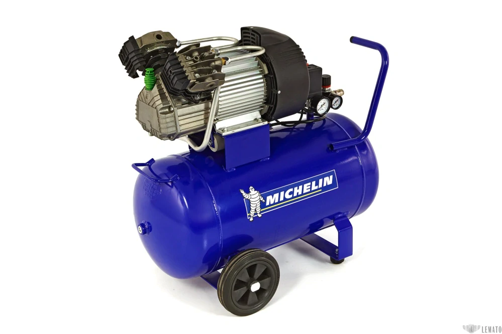 Olejový, výkonný, vzduchový kompresor, 10 barů, 50 l, 2,2 kW, 360 l/min., 230 V MICHELIN MBV 50