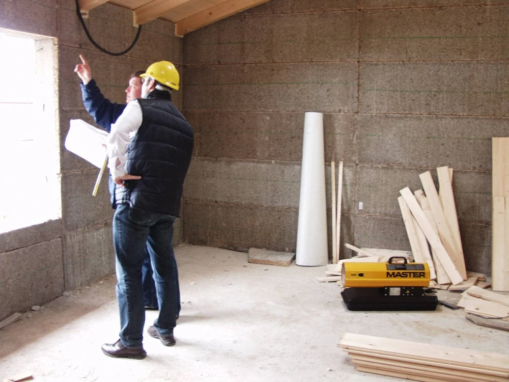 Mobilní naftové topidlo s přímým spalováním o výkonu 10 kW, B35CED MASTER