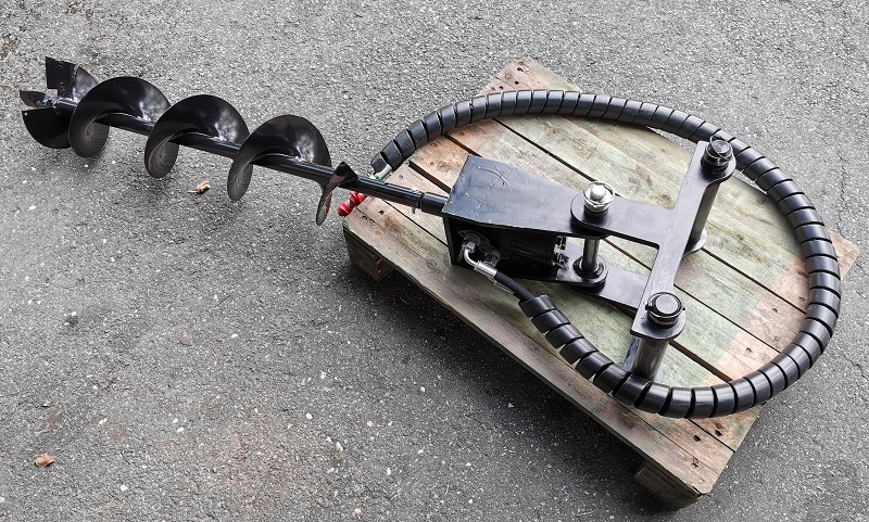 Hydraulická vrtací souprava se třemi vrtáky pro bagry Elgo Plus