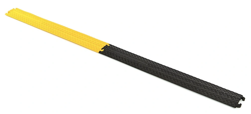 Kabelový most, kabelový přejezd, kabelový můstek, žlutý, nosnost 1,5 t, délka 100 cm
