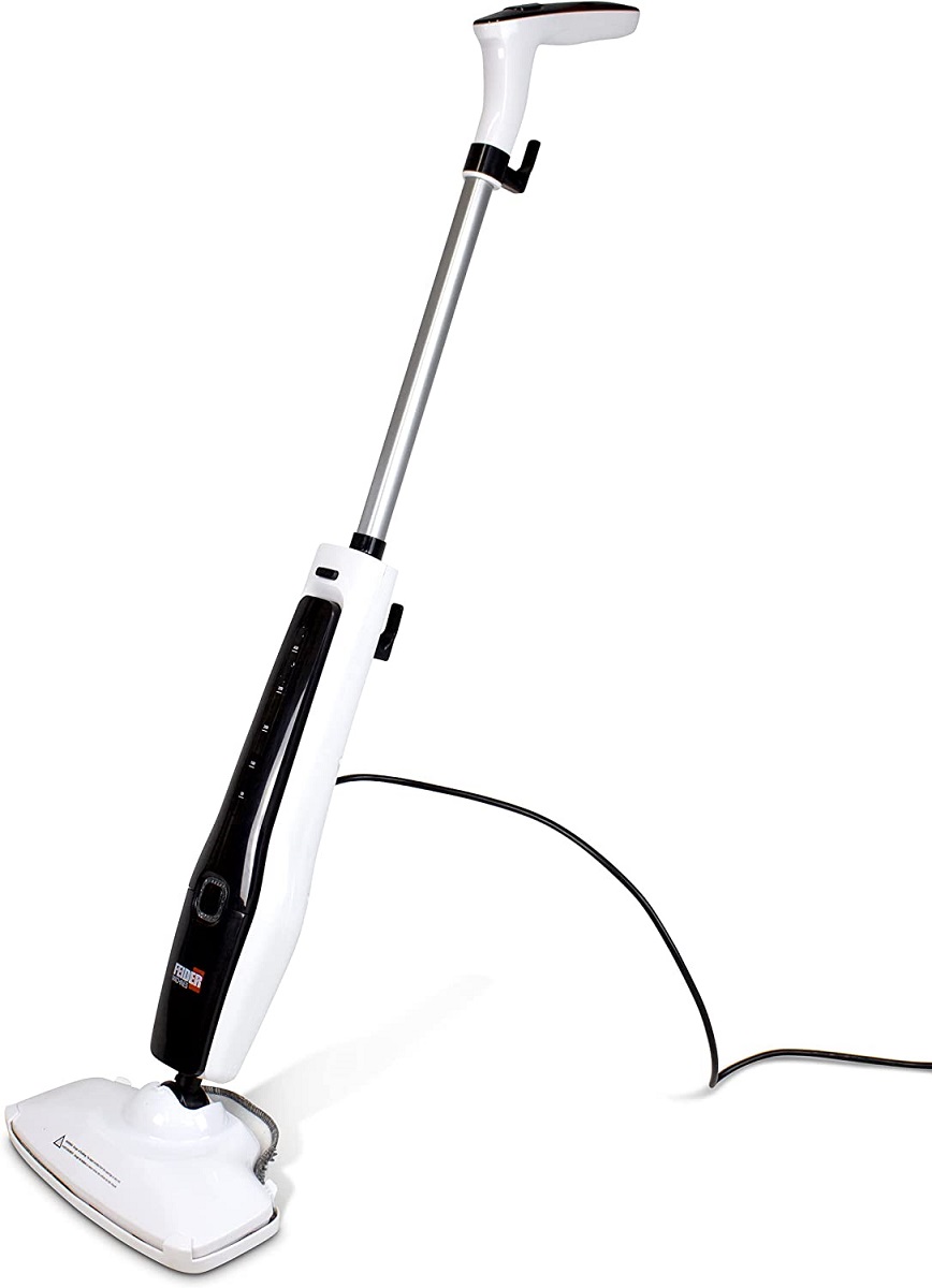 Podlahový parní čistič, parní mop 1300 W, 1,5 barů, průtok páry 28 g/min, ochrana proti přehřátí, FHBV1300 FEIDER - VÝPRODEJ