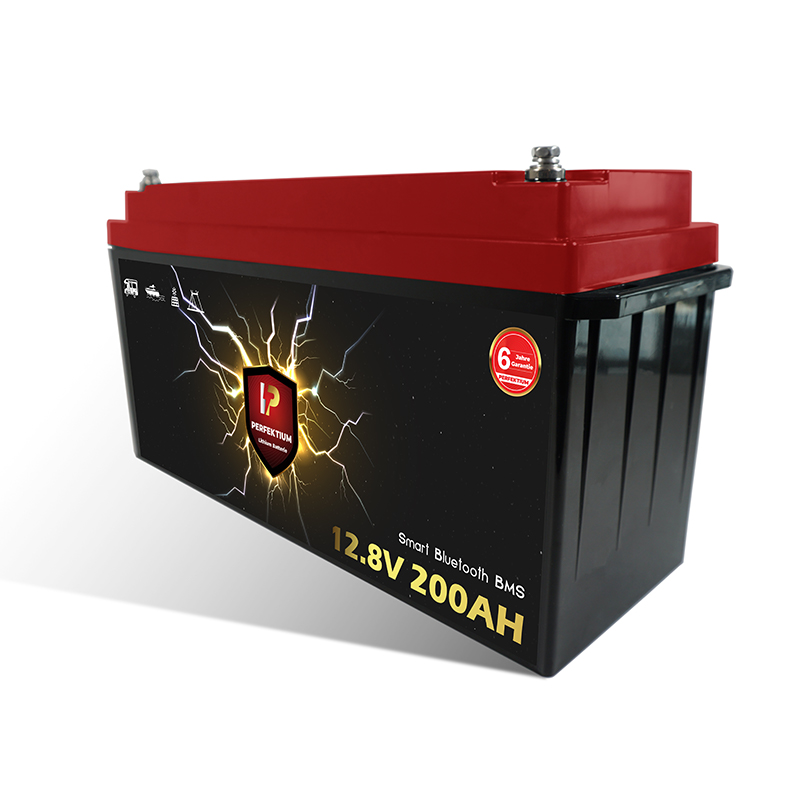 Trakční baterie 200 Ah, 12,8 V, Perfektium LiFePo4 Lithium, přes 4000 cyklů, 6 let záruka, se Smart BMS, Bluetooth a vyhřívací fólií, PF-12.8V 200Ah Perfektium