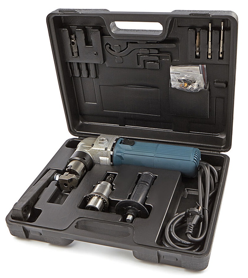 Prostřihovač plechu 625 W, 4 mm, dvě střihací hlavy, model 1-A