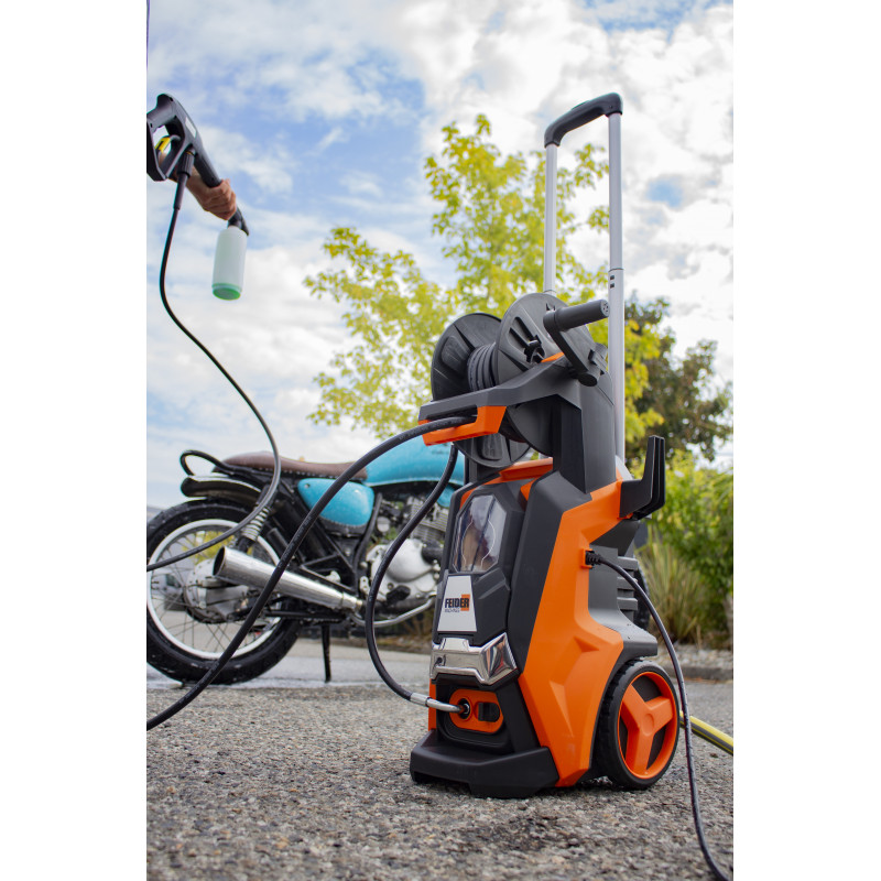Vysokotlaký čistič, vapka, elektrická 2000 W, 150 bar, tři úrovně nastavení pracovního tlaku, 450 l/h FNHP2050CP FEIDER - VÝPRODEJ