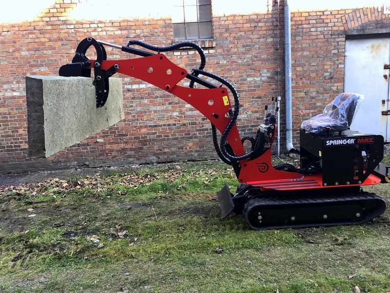 Mikrobagr , minirypadlo SPRINGER MAX , 790 kg , 360 rotace, Elgo Plus
