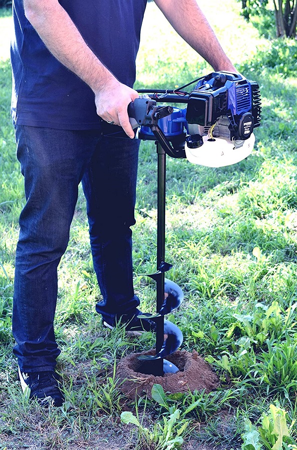 Půdní, zemní benzínový vrták, jamkovač, 52 cm3, 2-taktní, 1,5 kW, vrták 150 mm HTT50-A1 HYUNDAI - VÝPRODEJ
