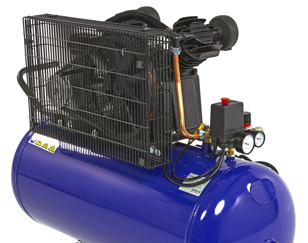 Olejový, výkonný, vzduchový kompresor s řemenovým pohonem, 10 barů, 100 l, 2,2 kW, 350 l/min., 230 V MICHELIN VCX 100/3