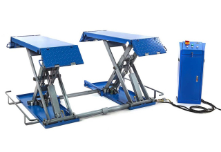 Mobilní 3 tunový nůžkový plně automatický hydraulicko-elektrický auto zvedák, 400V