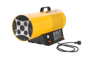 Plynové topidlo s ventilátorem o max. výkonu 10-16 kW, možná regulace výkonu, BLP17M MASTER