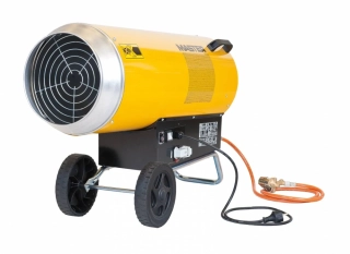 Plynové topidlo s ventilátorem o max. výkonu 57-103 kW s možností připojení pokojového termostatu BLP103ET MASTER