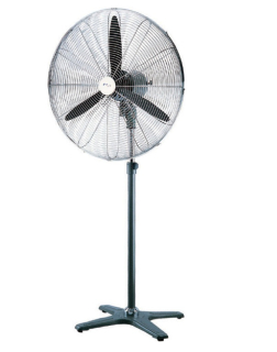Profesionální stojanový ventilátor v kovovém provedení, 13.140 m3/h, průměr bubnu větráku 75 cm, 2 rychlosti, FS-75 MASTER