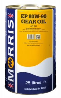 Morris EP 80W-90 , GL5 - výkonný olej pro převodovku a diferenciál , 25 l