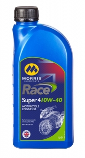 Morris Race Super 4 10W-40, olej pro 4-taktní závodní motocyklové motory, 1l