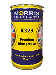 Morris K323 Premium Blue grease - vysoce odolná modrá vazelína proti vodě a prachu, 50 kg