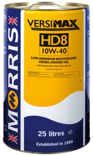 Morris Versimax HD8 10W-40 , plně syntetický nízkoemisní dieselový olej , 25 l