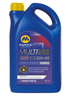Morris Multivis ADT C3 5W-40 Fully Synthetic Motor Oil - mid-SAPS - PD motory, 5l