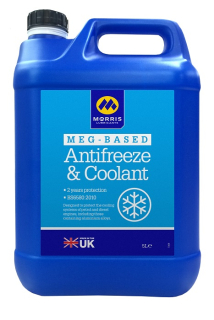 Morris MEG Antifreeze - modrá chladicí kapalina do motoru, koncentrát, 5l
