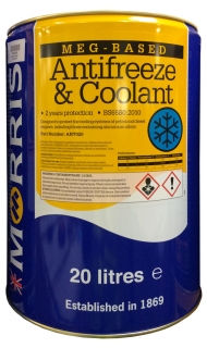 Morris MEG Antifreeze - modrá chladicí kapalina do motoru, koncentrát, 20l