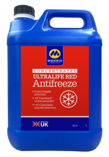 Morris Ultralife Red Antifreeze, chladicí kapalina do motoru, koncentrát, 5l