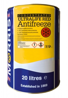 Morris ultralife Red Antifreeze - chladicí kapalina do motoru, koncentrát , 20 l