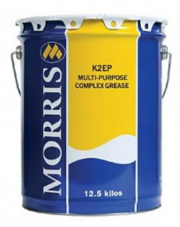 Morris K2EP Longlife Grease - plastické mazivo pro vysokou zátěž s prodlouženou životností, vazelína, 12,5 kg