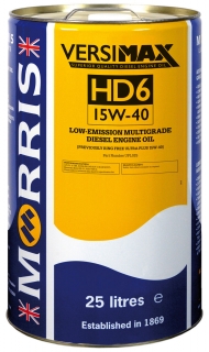 Morris Versimax HD6 15W-40 , nízko emisní motorový olej , 25 l