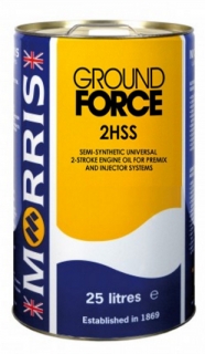 Morris Ground Force 2HSS, 2T olej do benzínu pro zahradní a lesní techniku , 25 l