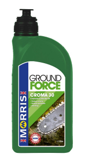 Morris Ground Force Croma 30 Chain & Cutter Bar Oil - olej na řetězy motorových pil, 1 l