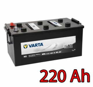 Baterie VARTA Promotive Black 220 Ah / 720018 / N5