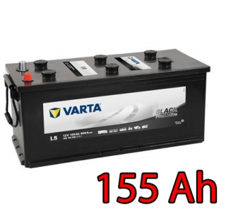 Baterie VARTA Promotive Black 155 Ah / 655104 / L5