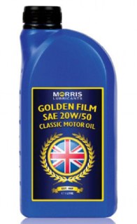 Morris Golden Film 20W-50 Classic Motor Oil, 1l