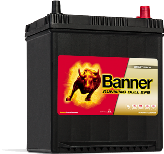 Autobaterie Banner Running Bull EFB 538 15, 38 Ah, 12 V ASIA