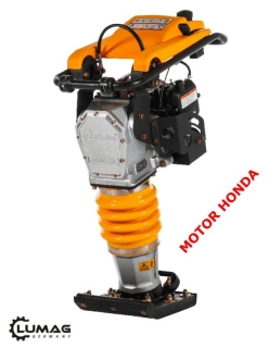 Vibrační pěch, žába, benzínový motor HONDA GX 120, 76 kg, 11,5 kN, LVS 80-GX Lumag