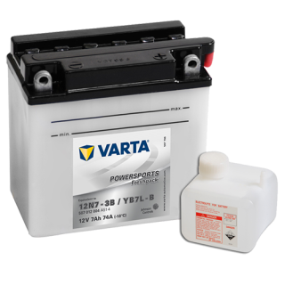 Motobaterie VARTA Powersports Freshpack 7 Ah , 12 V , 507 012 , 12N7-3B