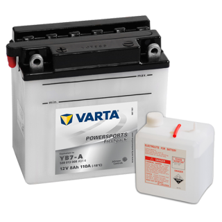 Motobaterie VARTA Powersports Freshpack 8 Ah , 12 V , 508 013 , YB7-A