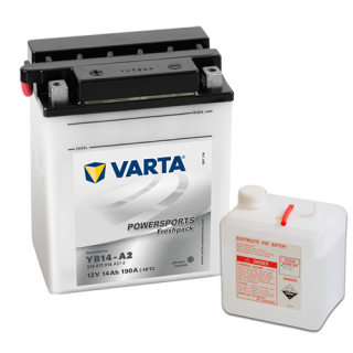 Motobaterie VARTA Powersports Freshpack 14 Ah , 12 V , 514 012 , YB14-A2