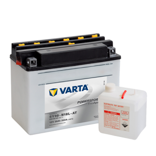 Motobaterie VARTA Powersports Freshpack 20 Ah , 12 V , 520 016 , SY50-N18L-AT