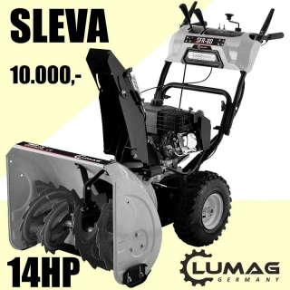 Sněhová fréza, elektrostart, vyhřívané rukojeti, SFR80 Lumag