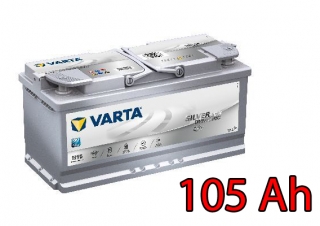 Baterie VARTA SILVER Dynamic AGM (START-STOP) 105 Ah / 605901 / H15